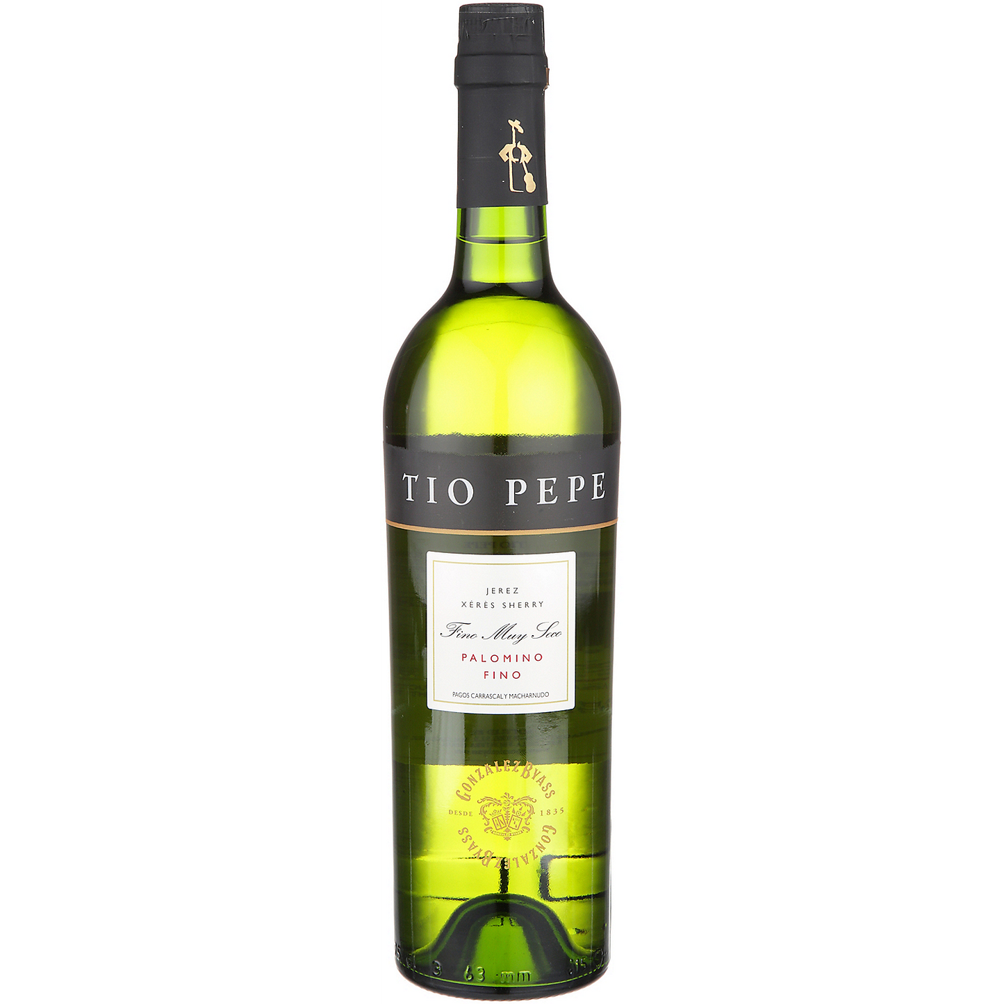 TIO PEPE SHERRY PALOMINO FINO MUY SECO 750ML