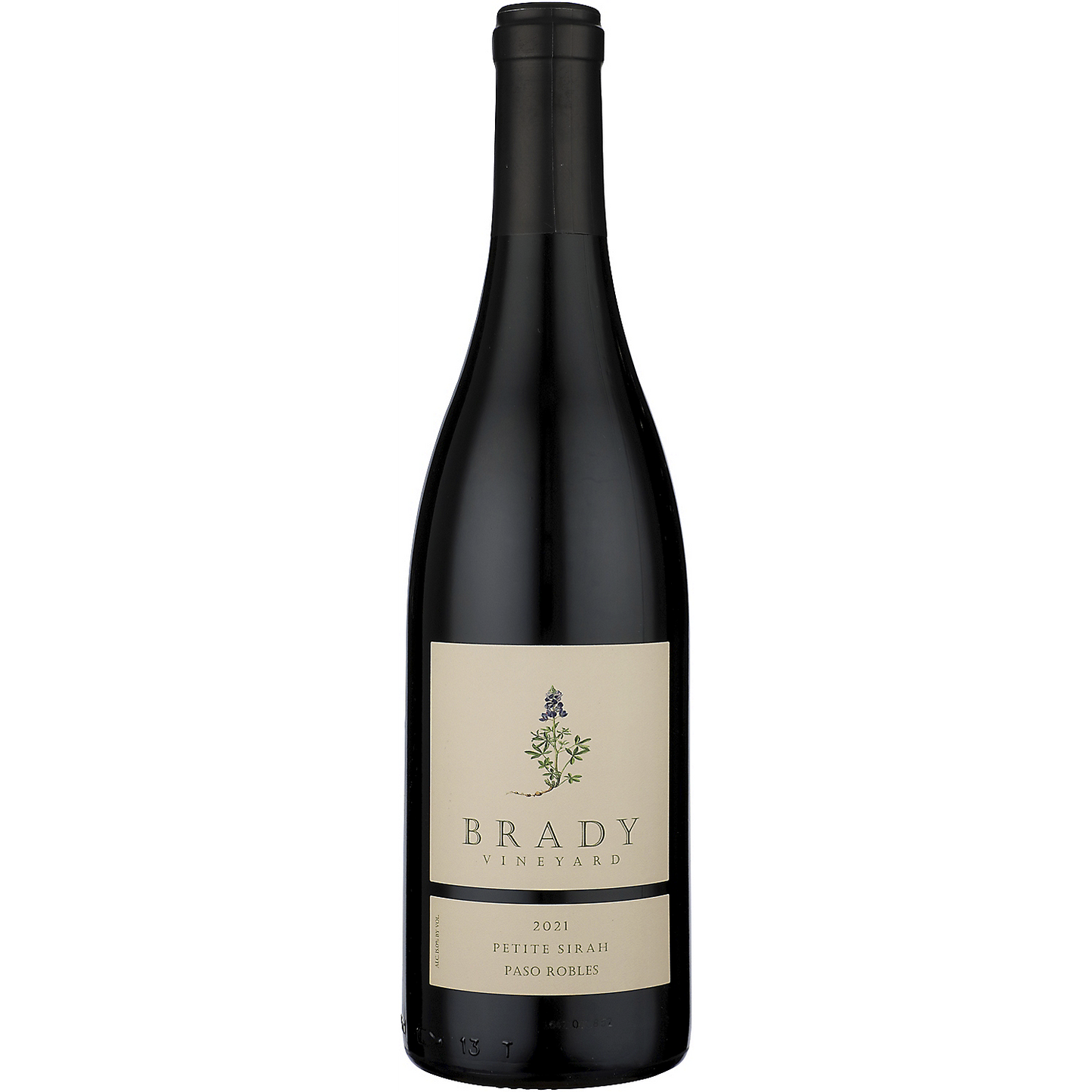 BRADY VINEYARD PETITE SIRAH PASO ROBLES 2021 750ML