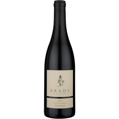 BRADY VINEYARD PETITE SIRAH PASO ROBLES 2021 750ML