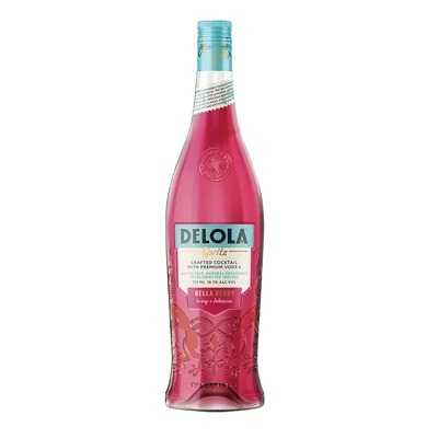 DELOLA BERRY + HIBISCUS SPRITZ BELLA BERRY WITH VODKA 21 375ML