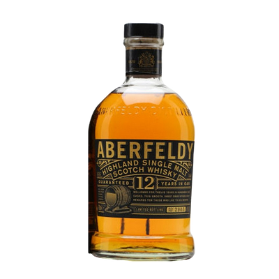 ABERFELDY SINGLE MALT SCOTCH 12 YR 80 W/ GIFT TIN BOX 750ML