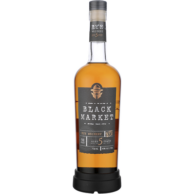 BLACK MARKET SPIRITS RYE WHISKEY 5 YR 98 750ML