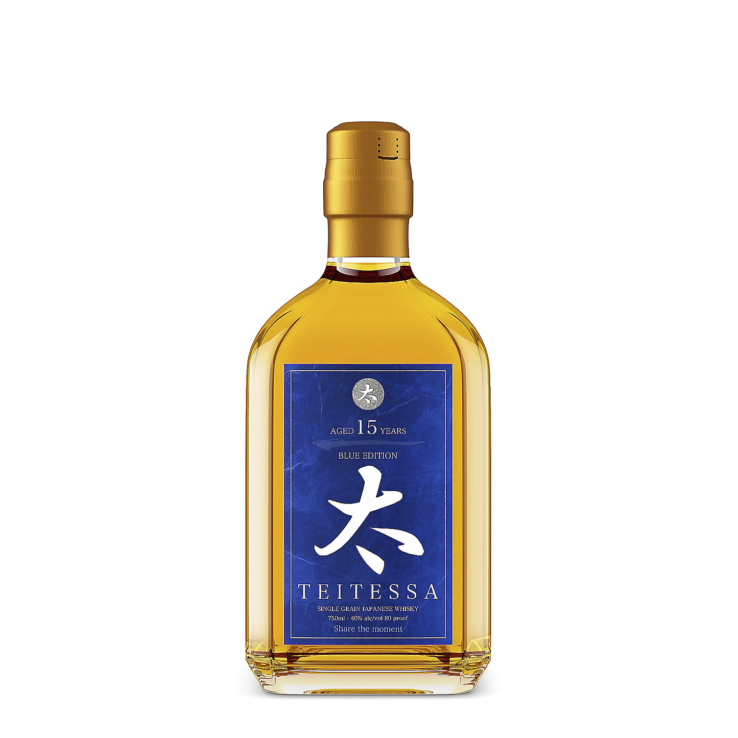 TEITESSA SINGLE GRAIN JAPANESE WHISKY BLUE EDITION 15 YR 80 750ML