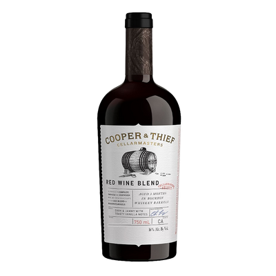 COOPER & THIEF RED WINE BLEND BOURBON BARREL AGED CALIFORNIA 750ML