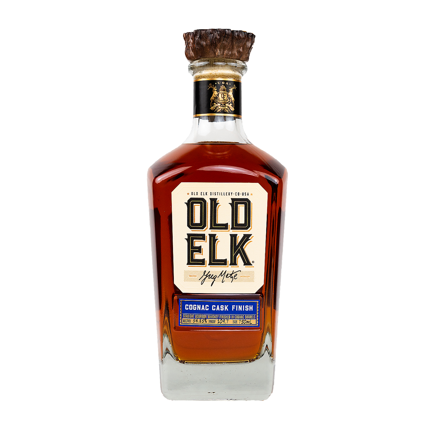 OLD ELK BOURBON COGNAC CASK FINISH 5 YEAR 110 750ML