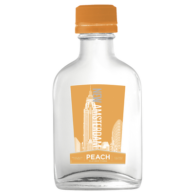 NEW AMSTERDAM PEACH FLAVORED VODKA 70 1.75L