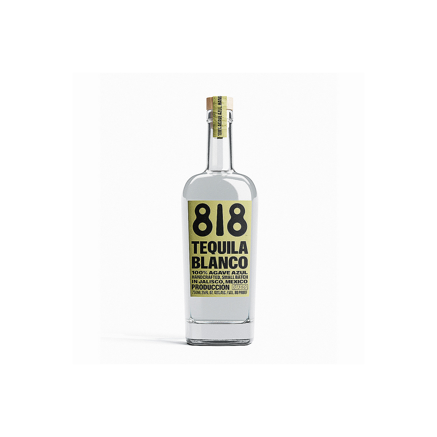 818 TEQUILA BLANCO 80 750ML