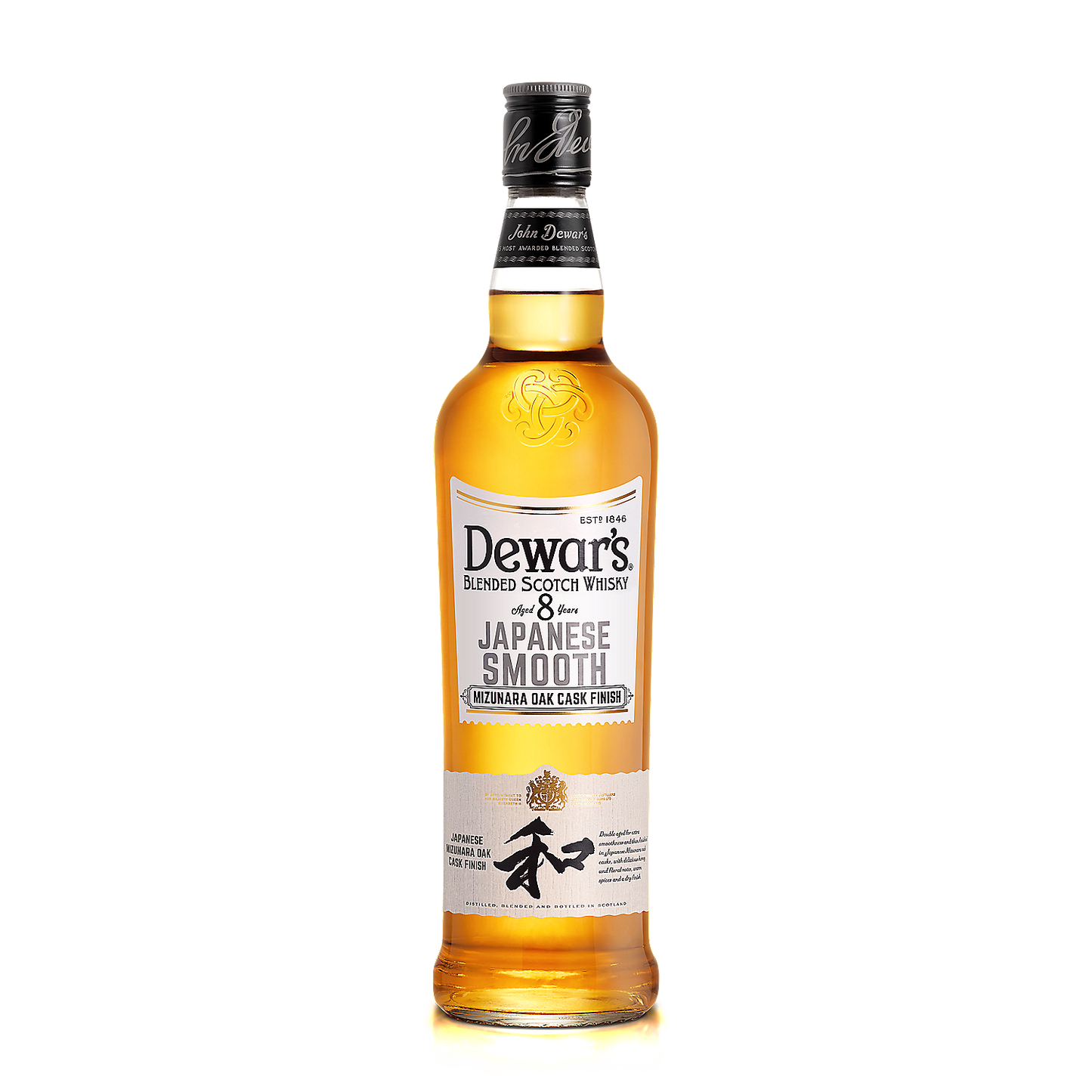 DEWAR'S BLENDED SCOTCH JAPANESE SMOOTH MIZUNARA OAK CASK FINISH 8 YR 80 750ML