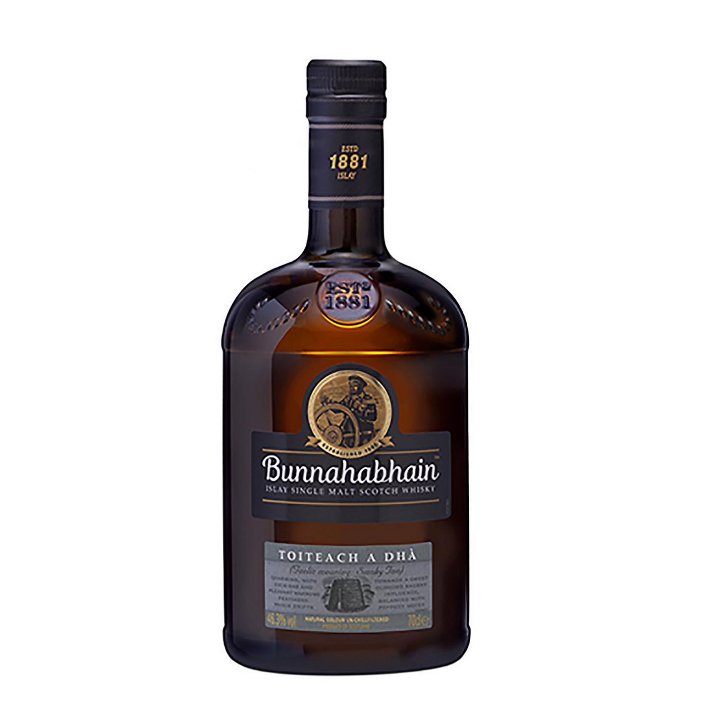 BUNNAHABHAIN SINGLE MALT SCOTCH TOITEACH A DHA 92.6 750ML