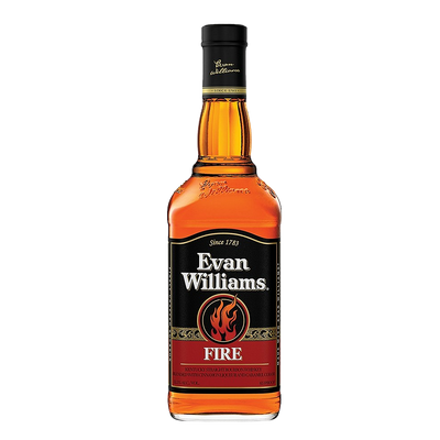 EVAN WILLIAMS CINNAMON WHISKEY LIQUEUR FIRE 65 750ML