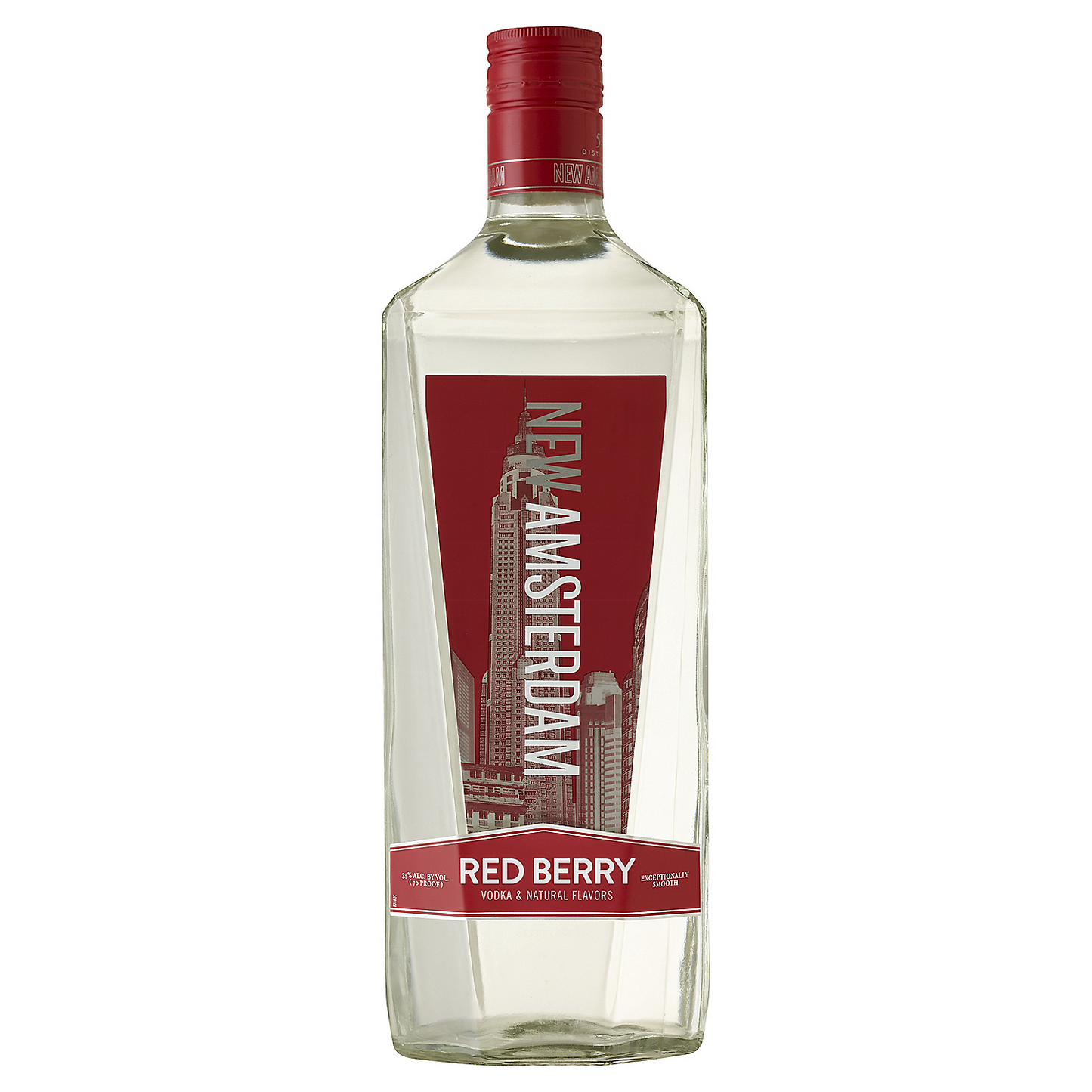NEW AMSTERDAM RED BERRY FLAVORED VODKA 70 200ML
