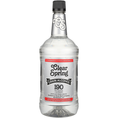 CLEAR SPRING GRAIN ALCOHOL 190 1.75L