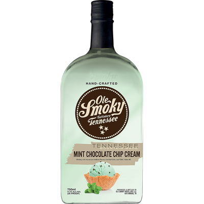 OLE SMOKY MINT CHOCOLATE CHIP CREAM LIQUEUR 35 750ML