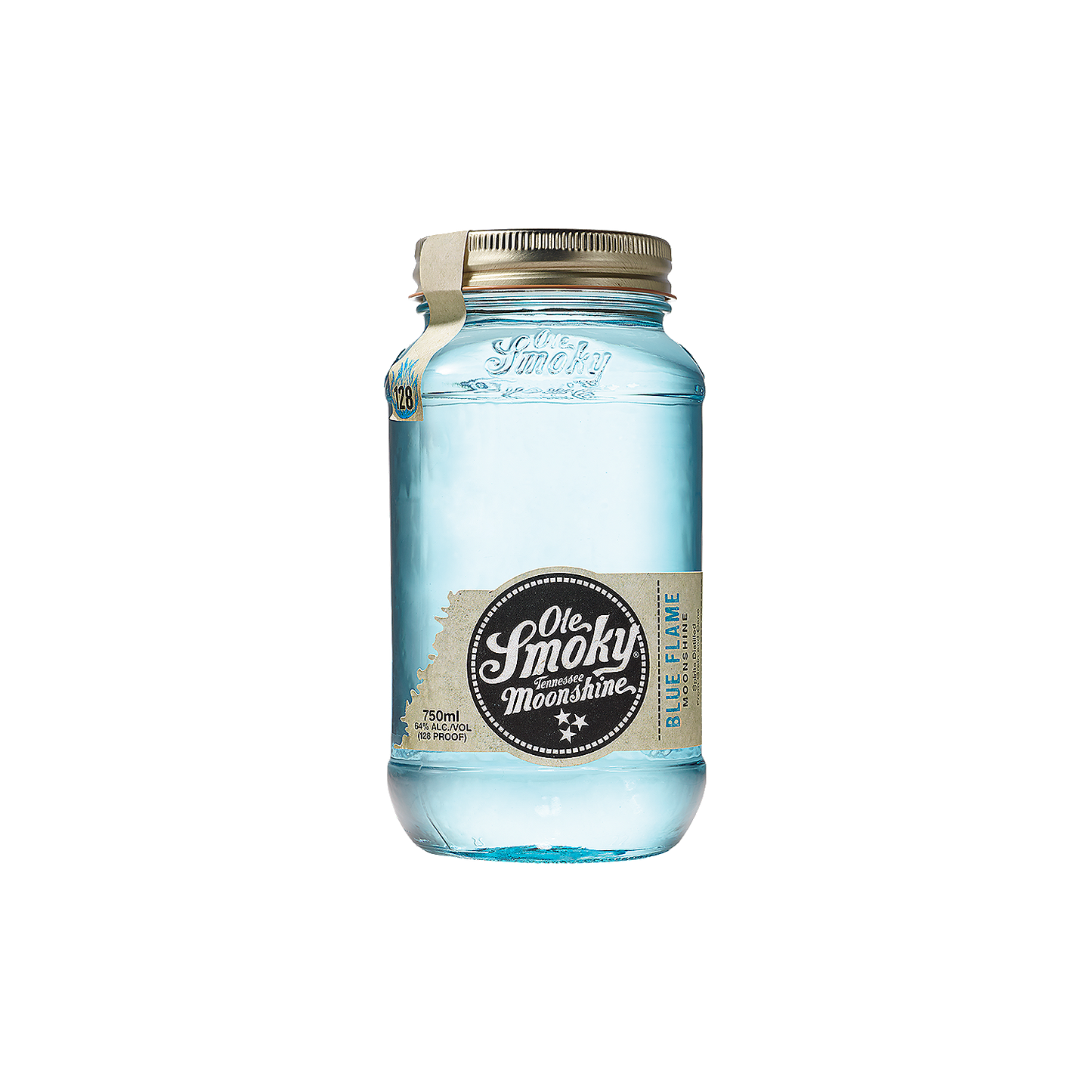 OLE SMOKY BLUE FLAME MOONSHINE 128 50ML