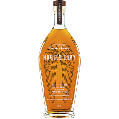 ANGEL'S ENVY STRAIGHT BOURBON FINISHED IN PORT WINE BARRELS 86.6 100ML