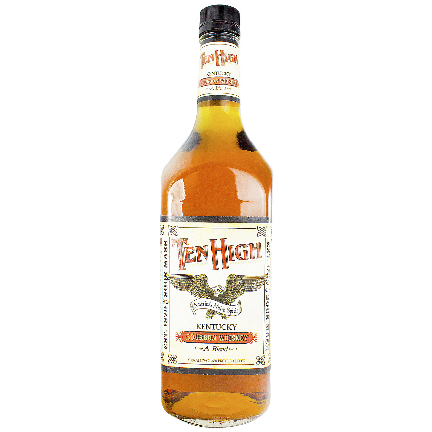 TEN HIGH BLENDED BOURBON 80 375ML