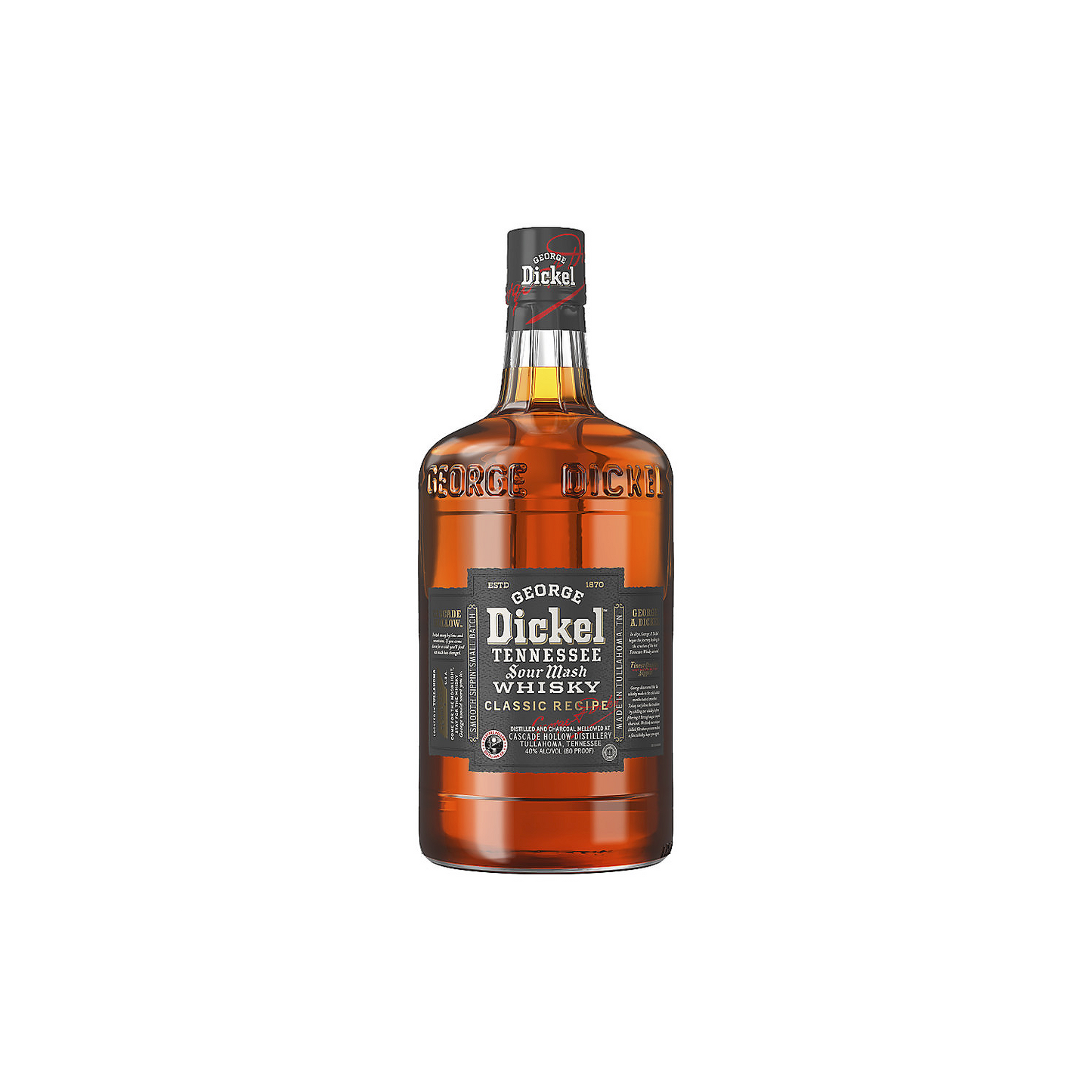 GEORGE DICKEL TENNESSEE WHISKEY SOUR MASH CLASSIC RECIPE 80 750ML