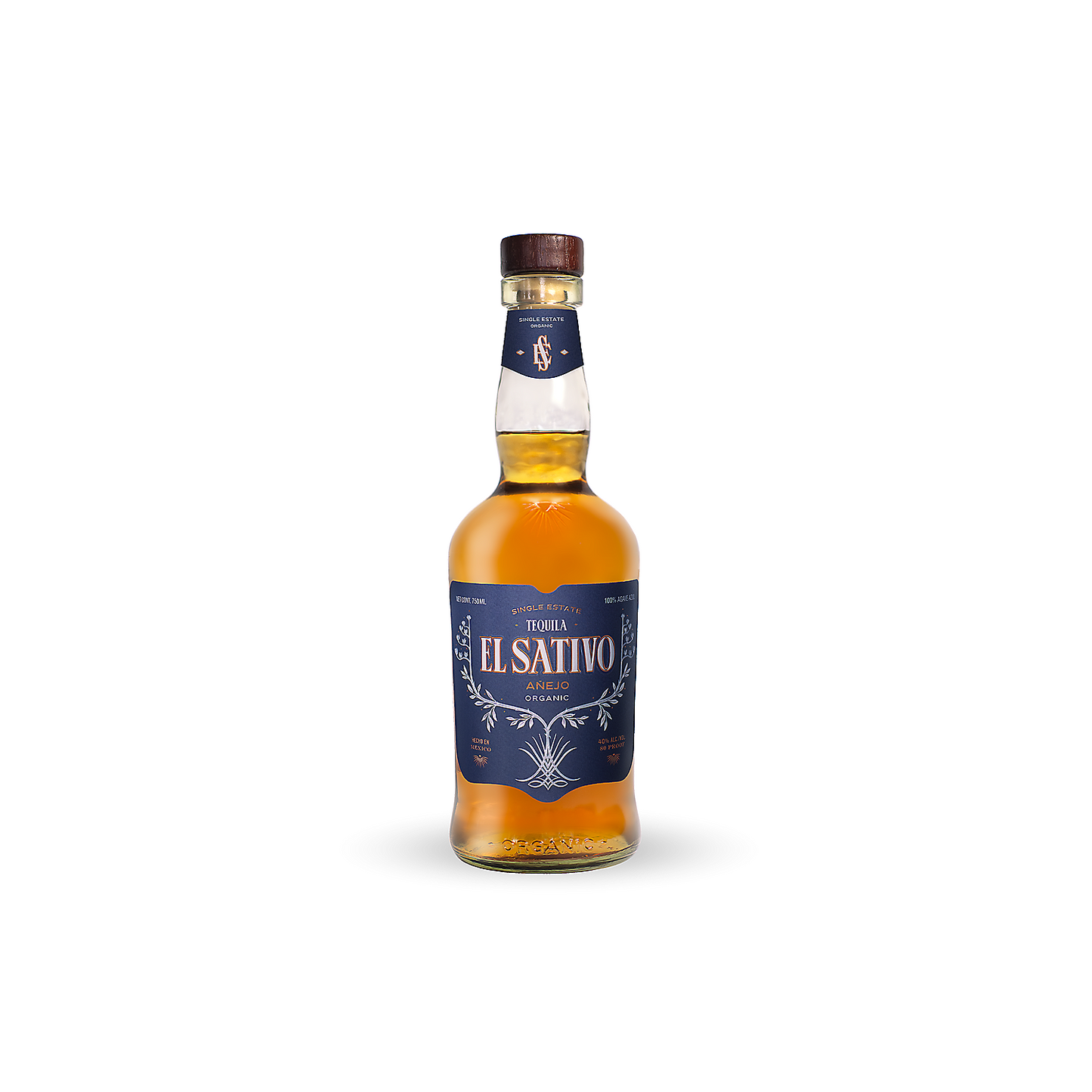 EL SATIVO TEQUILA ANEJO SINGLE ESTATE 80 750ML