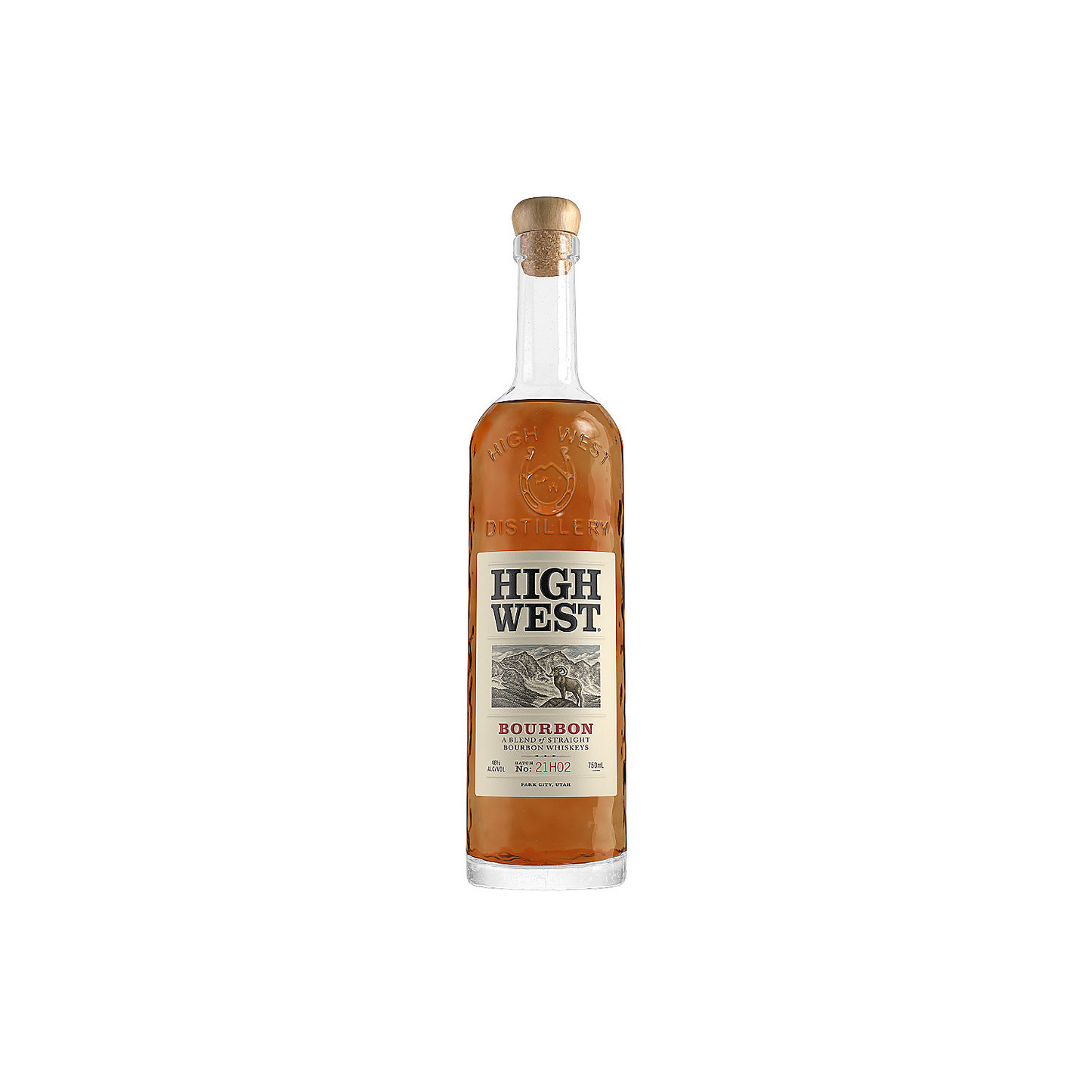 HIGH WEST BLENDED BOURBON 92 750ML