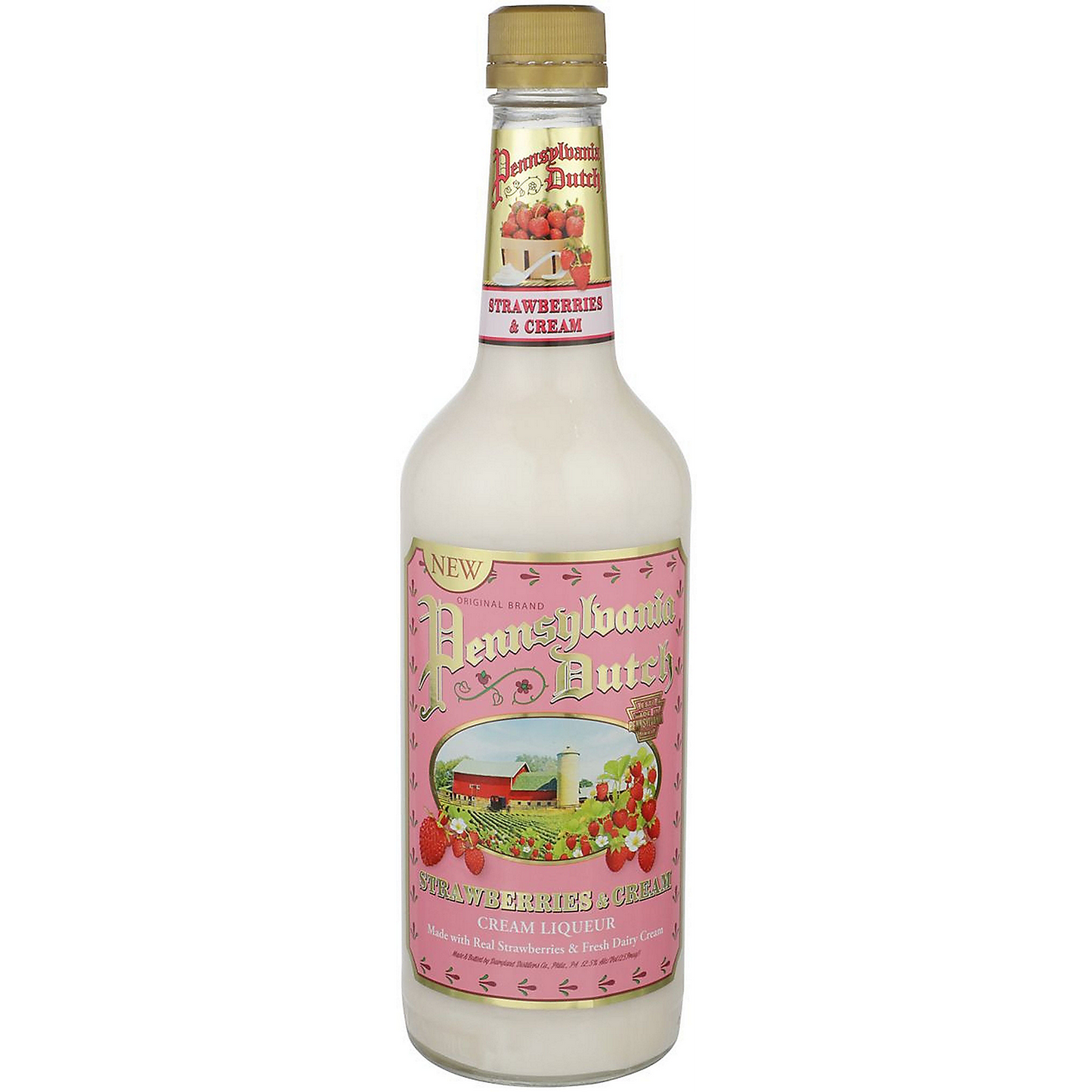 PENNSYLVANIA DUTCH STRAWBERRIES AND CREAM LIQUEUR 25 750ML