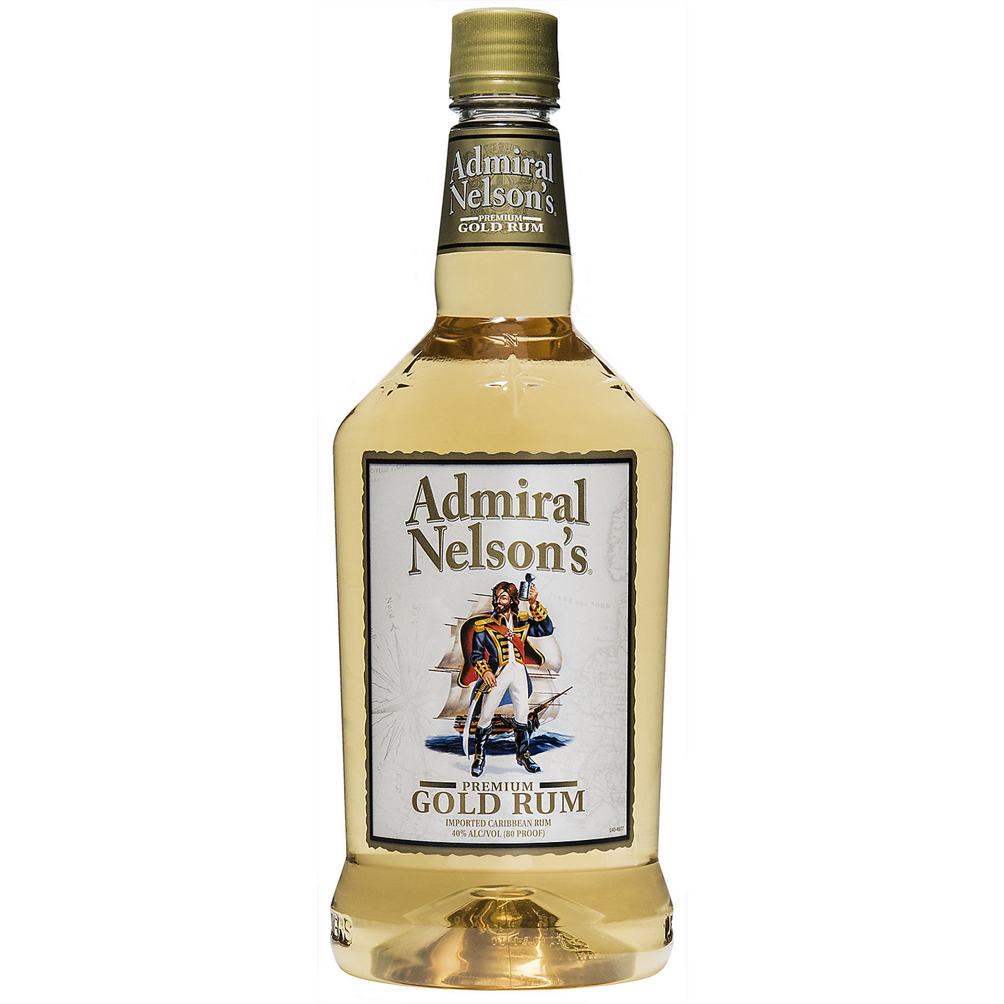 ADMIRAL NELSON'S GOLD RUM 80 750ML