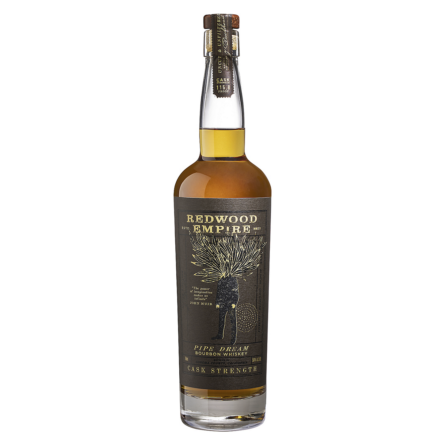 REDWOOD EMPIRE BOURBON PIPE DREAM CASK STRENGTH 116.8 750ML