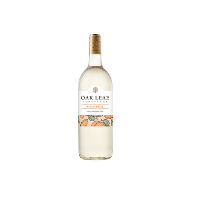 OAK LEAF VINEYARDS PEACH WHITE FLAVORED WINE SWEETS 750ML