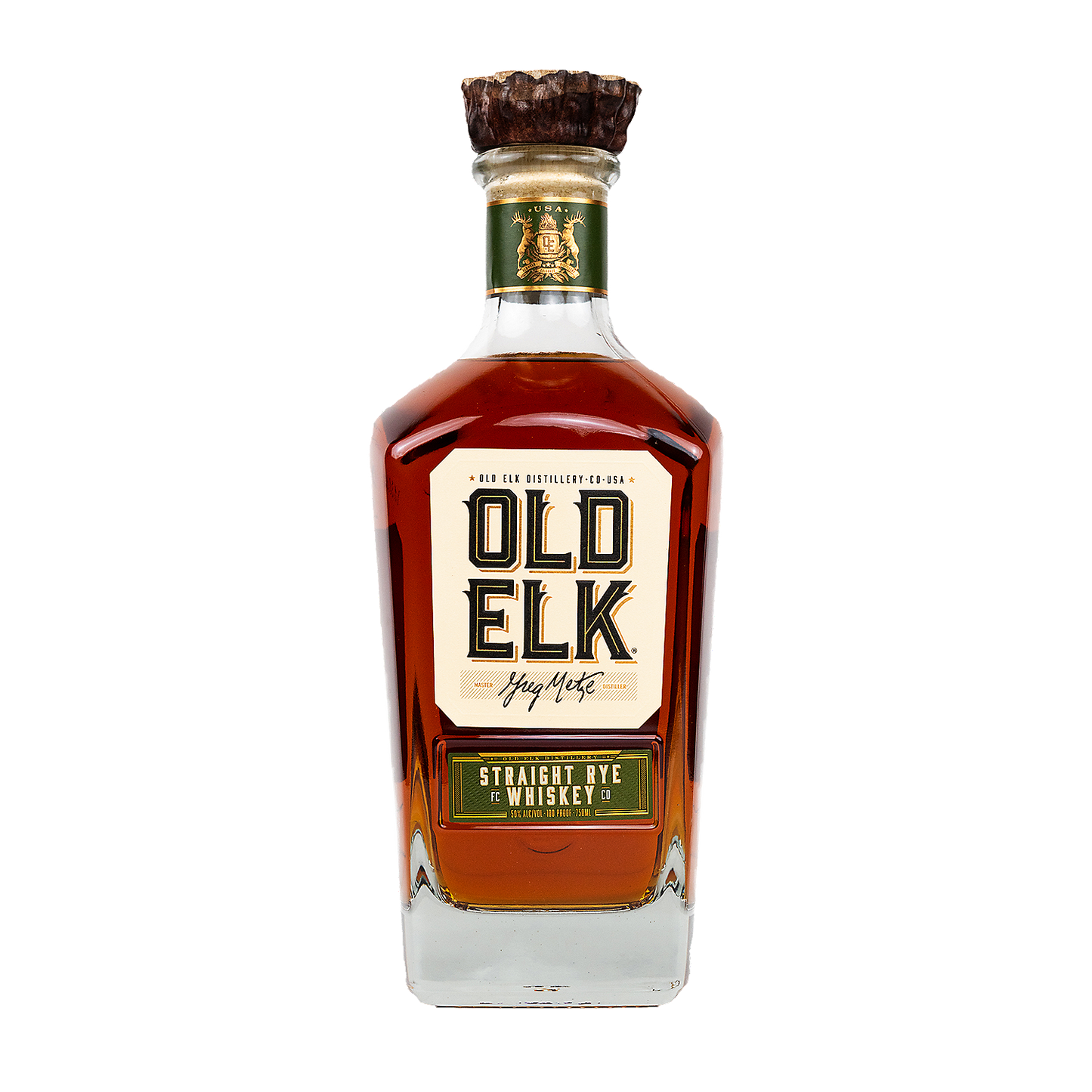OLD ELK STRAIGHT RYE WHISKEY 5 YR 100 750ML