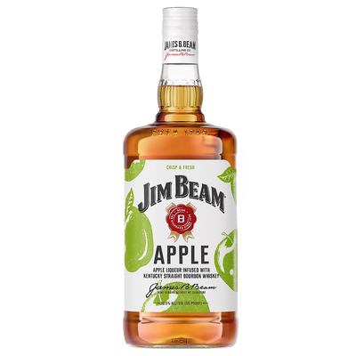 JIM BEAM APPLE FLAVORED WHISKEY 65 1L