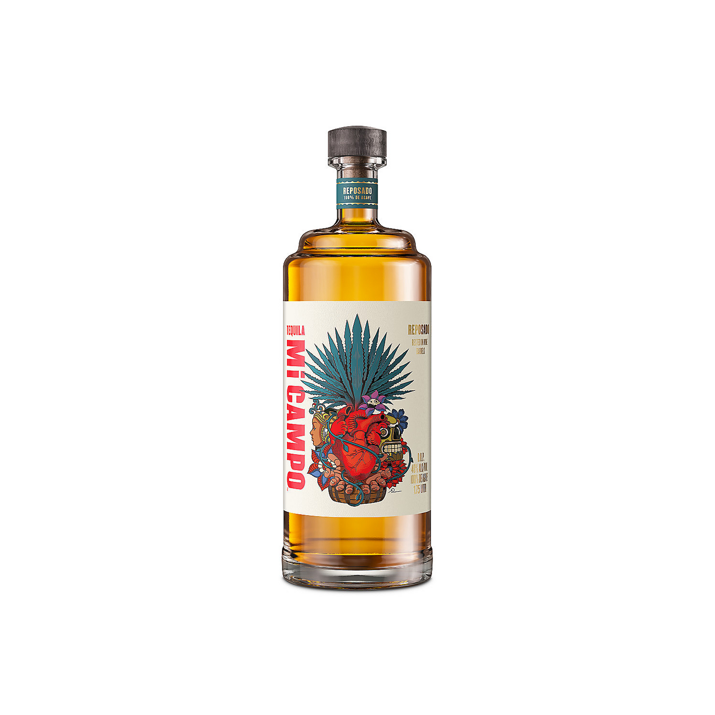 MI CAMPO TEQUILA REPOSADO 80 1.75L