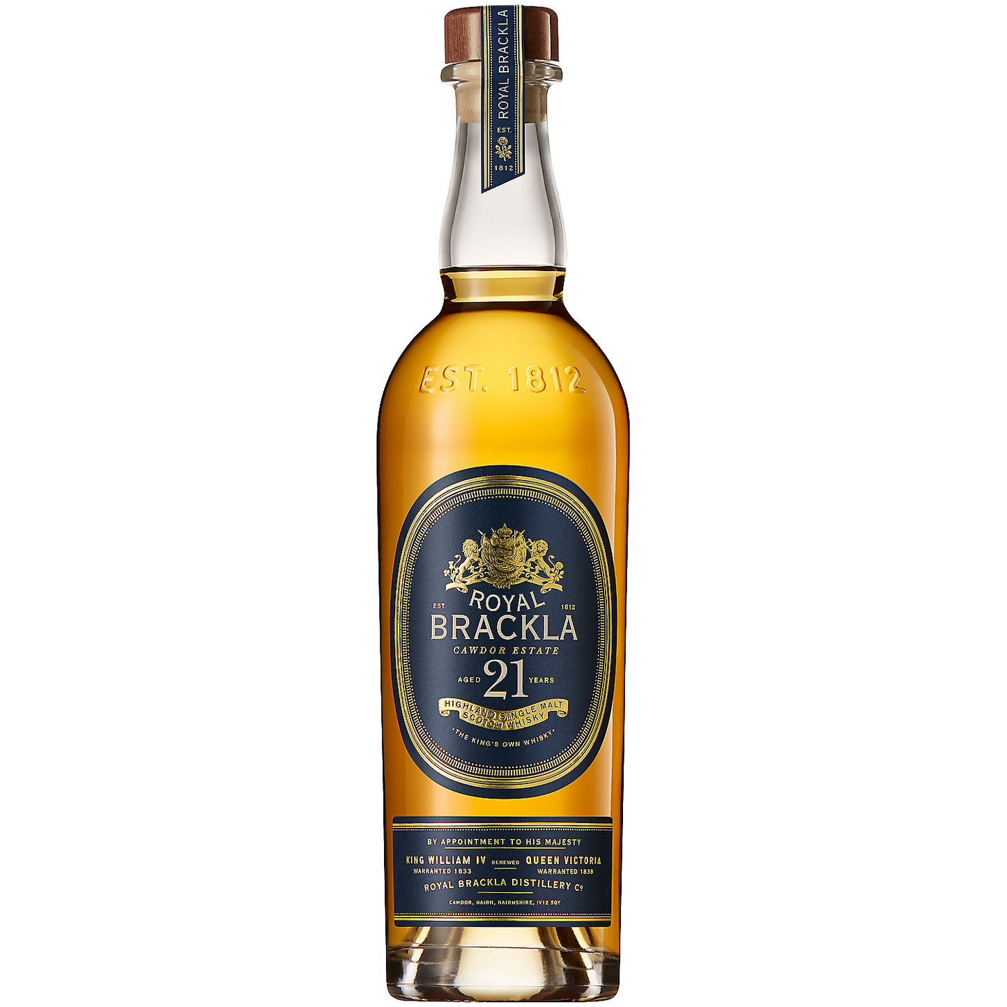 ROYAL BRACKLA SINGLE MALT SCOTCH SHERRY CASK FINISH OLOROSO 21 YR 92 750ML