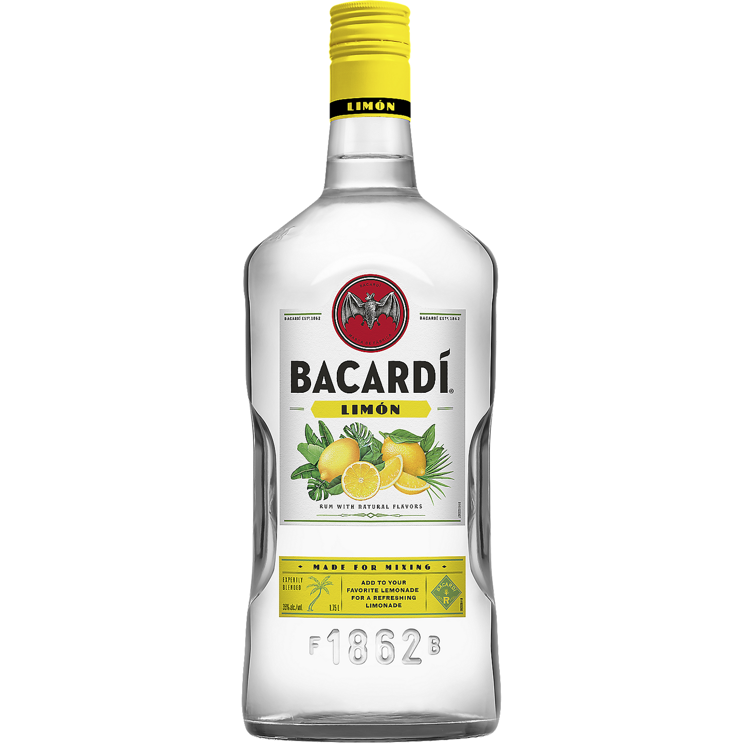 BACARDI CITRUS FLAVORED RUM LIMON 70 1.75L
