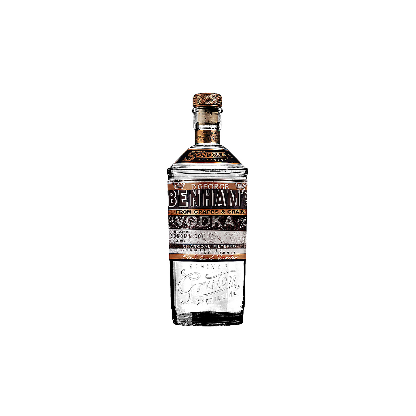 BENHAM'S VODKA 80 750ML