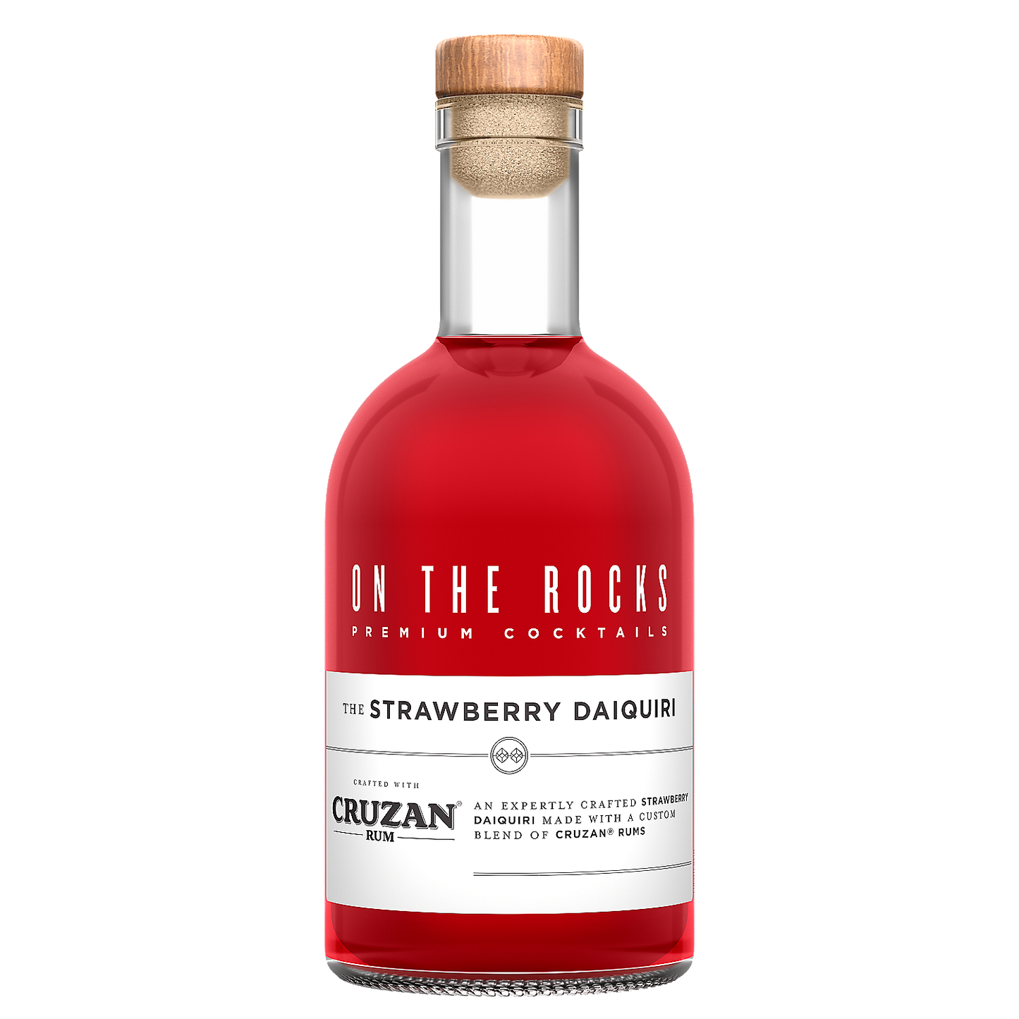 OTR-ON THE ROCKS STRAWBERRY DAIQUIRI CRUZAN 40 750ML