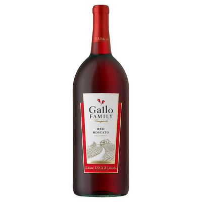 GALLO FAMILY VINEYARDS RED MOSCATO CALIFORNIA 750ML