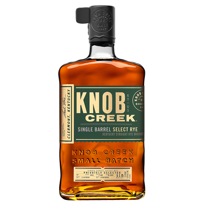 KNOB CREEK STRAIGHT RYE WHISKEY SINGLE BARREL SELECT 115 750ML