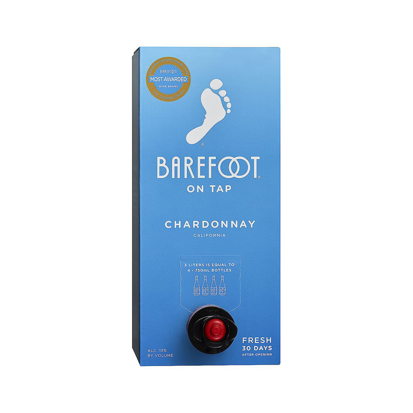 BAREFOOT CHARDONNAY CALIFORNIA 500ML