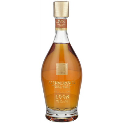 GLENMORANGIE SINGLE MALT SCOTCH GRAND VINTAGE MALT BOND HOUSE COLLECTION NO. 1 1998 23 YR 86 750ML