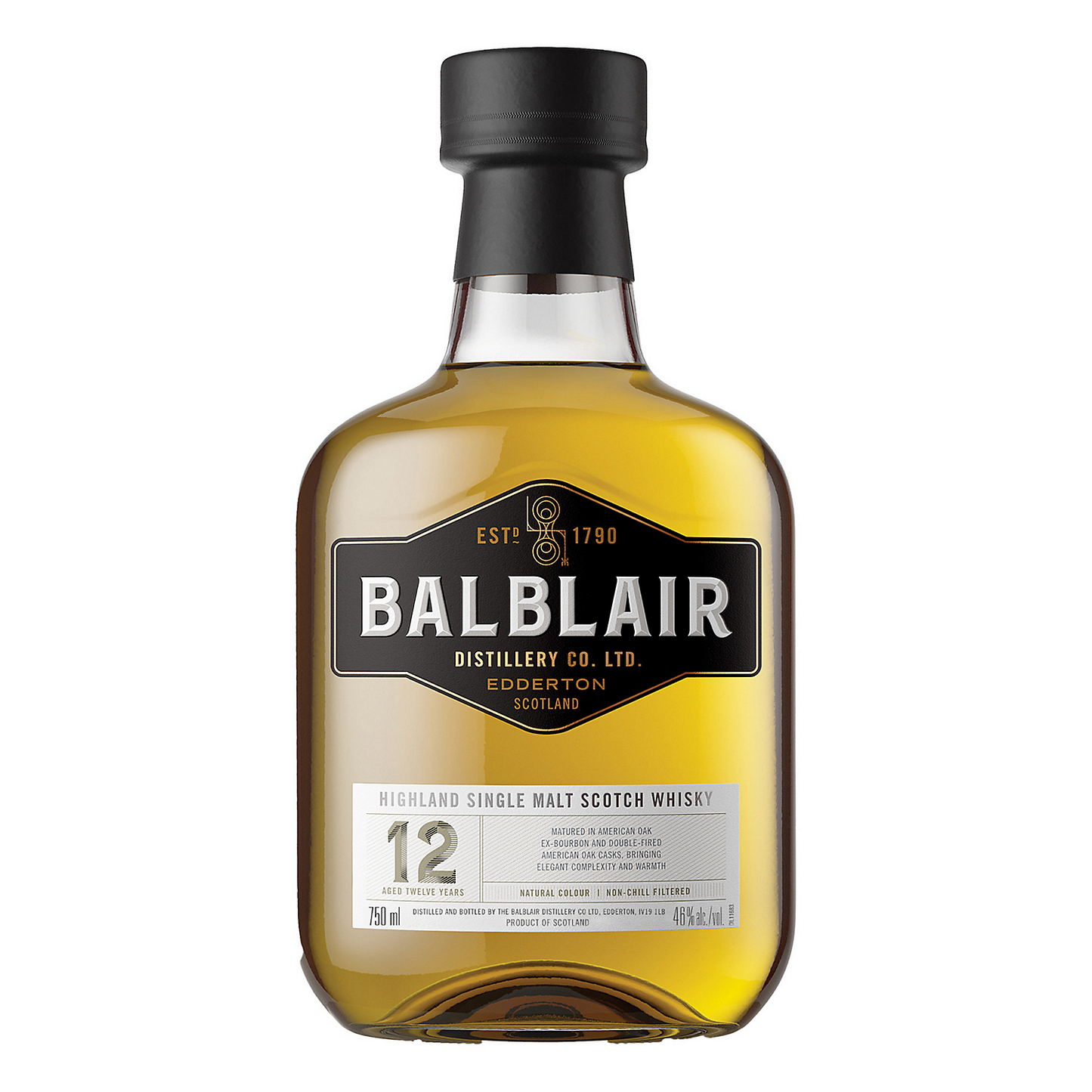 BALBLAIR SINGLE MALT SCOTCH 12 YR 92 750ML