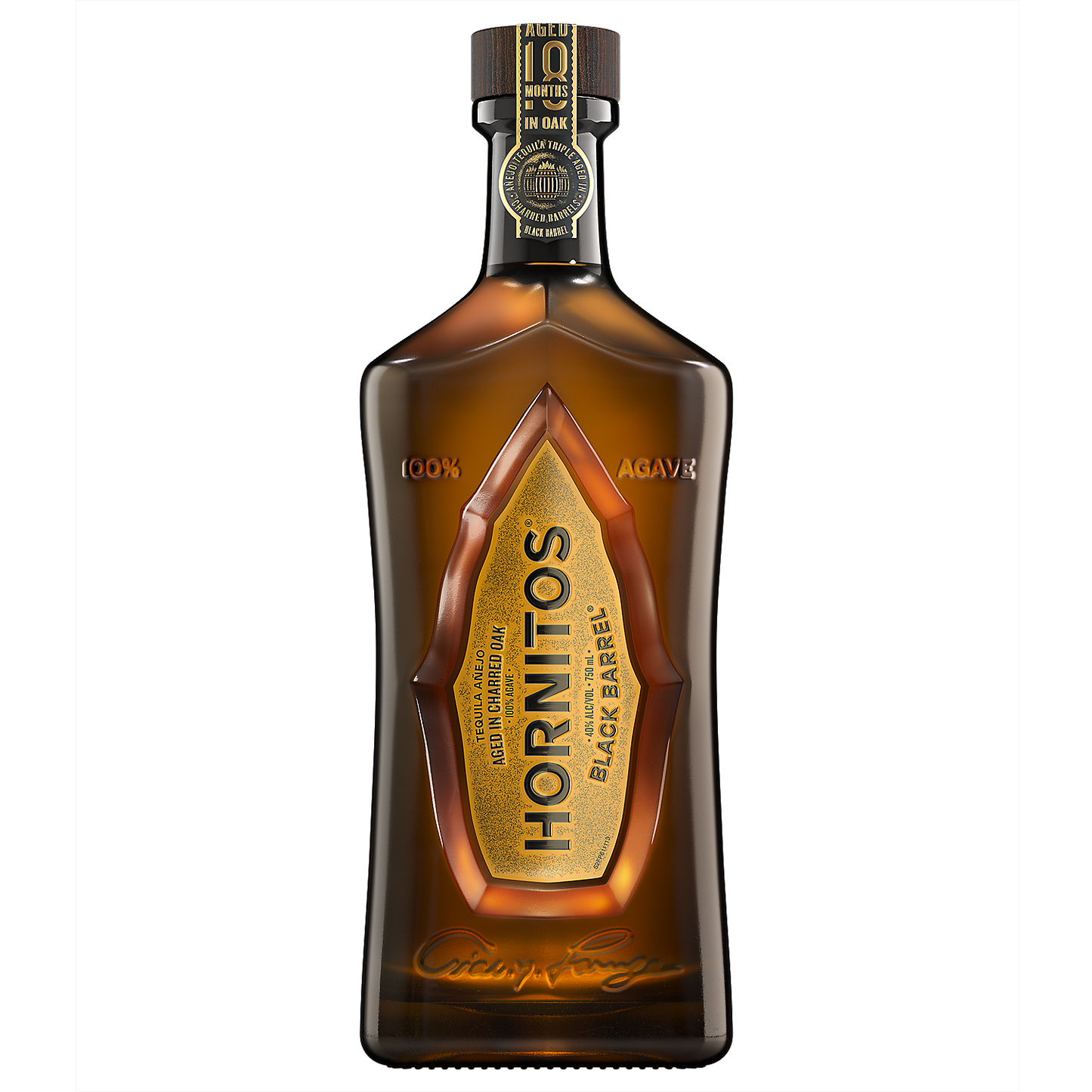 HORNITOS TEQUILA ANEJO BLACK BARREL 80 750ML