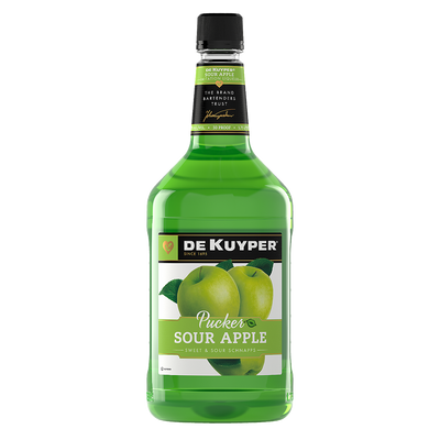 DEKUYPER SOUR APPLE SCHNAPPS PUCKER 30 750ML
