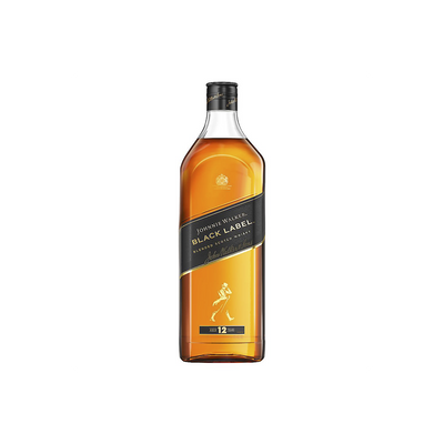 JOHNNIE WALKER BLENDED SCOTCH BLACK LABEL 12 YR 80 200ML