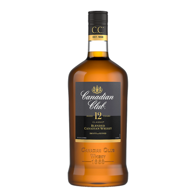 CANADIAN CLUB CANADIAN WHISKY CLASSIC 12 YR 80 1.75L