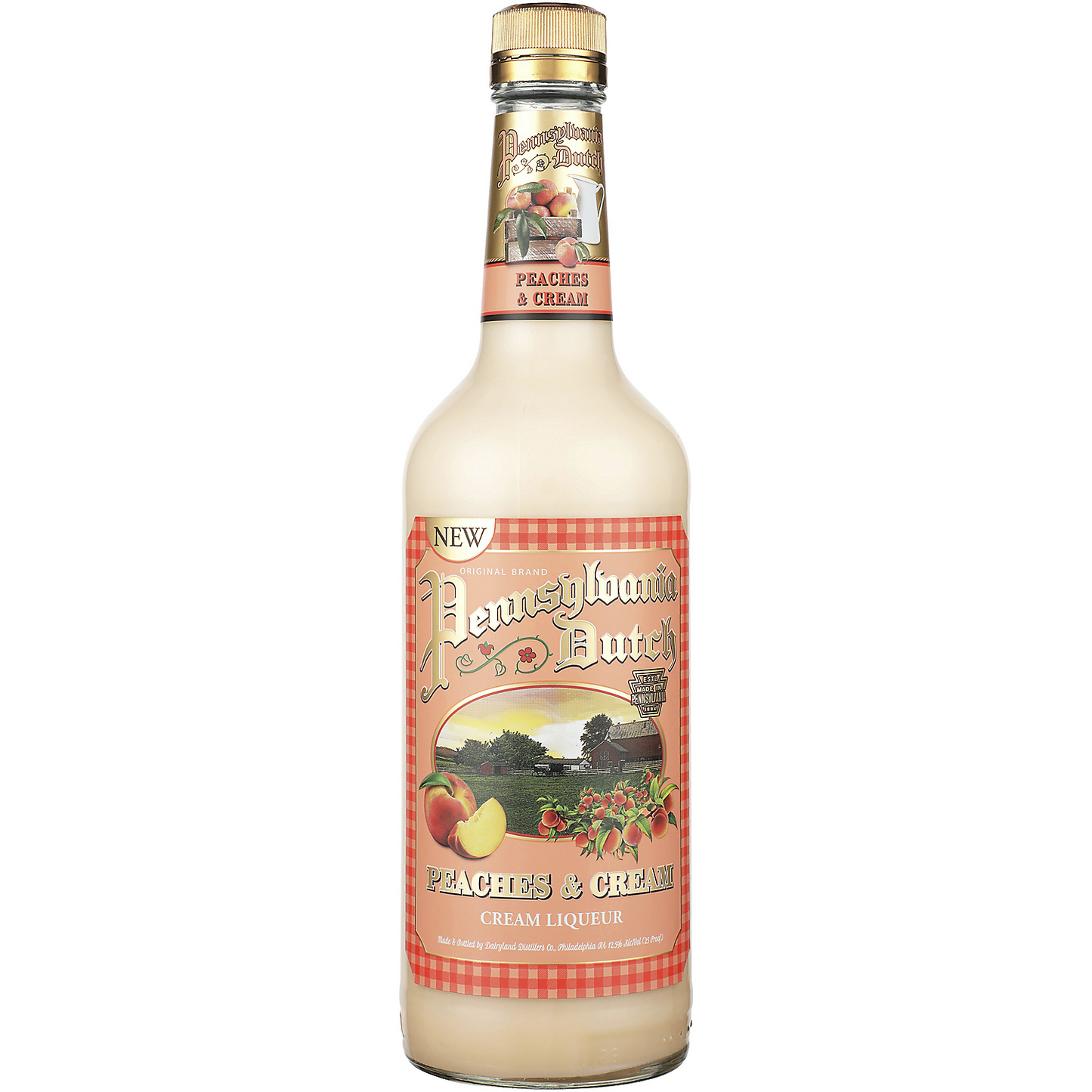 PENNSYLVANIA DUTCH PEACHES & CREAM LIQUEUR 25 750ML