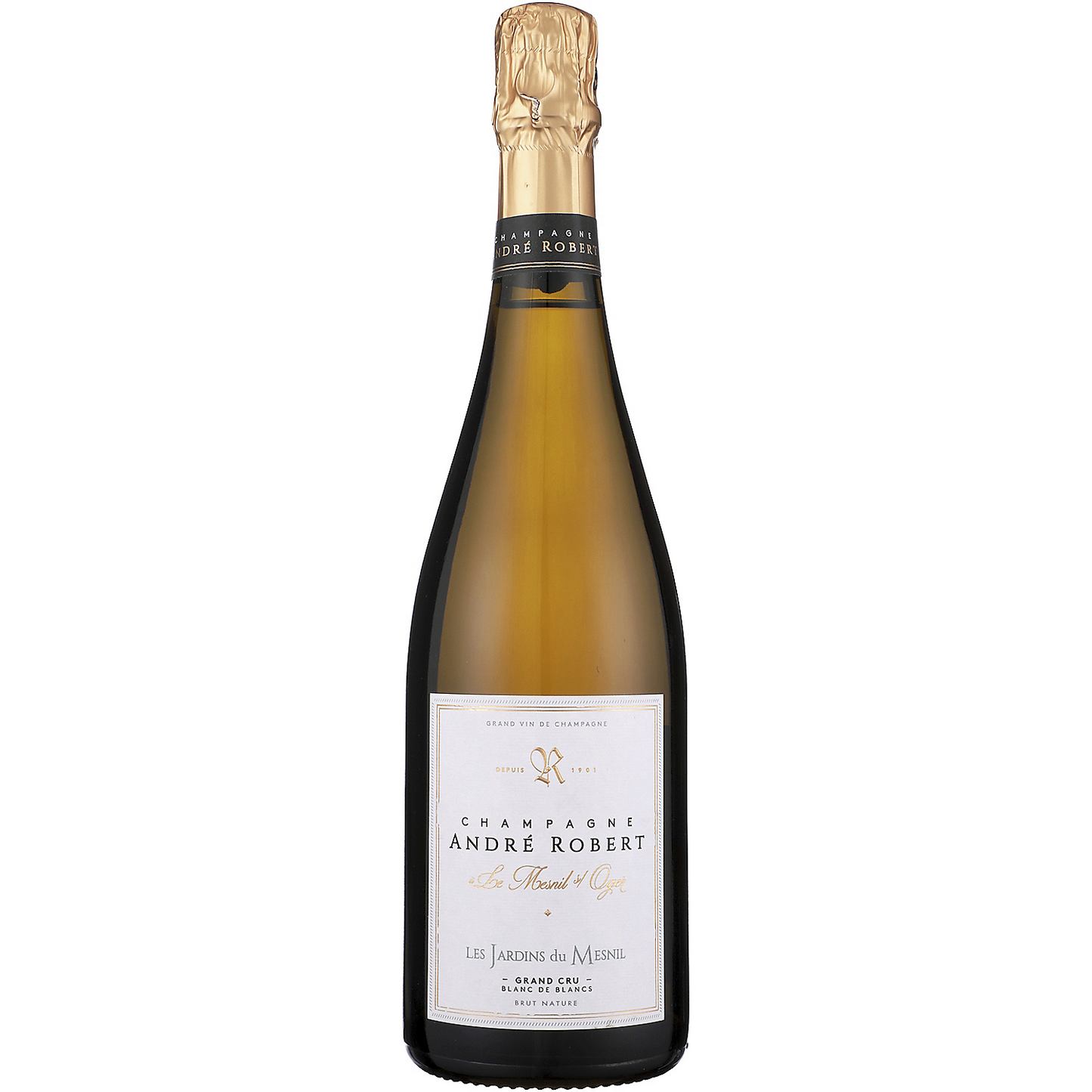 ANDRE ROBERT CHAMPAGNE BLANC DE BLANCS BRUT NATURE CLOS DU MESNIL GRAND CRU 750ML