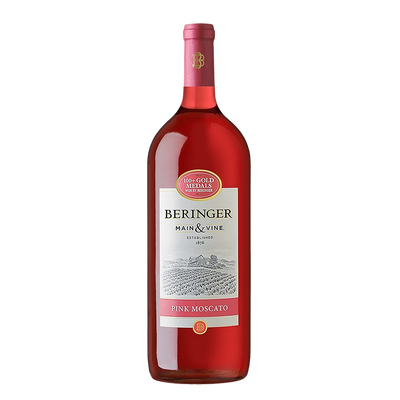 BERINGER MAIN & VINE PINK MOSCATO CALIFORNIA 750ML