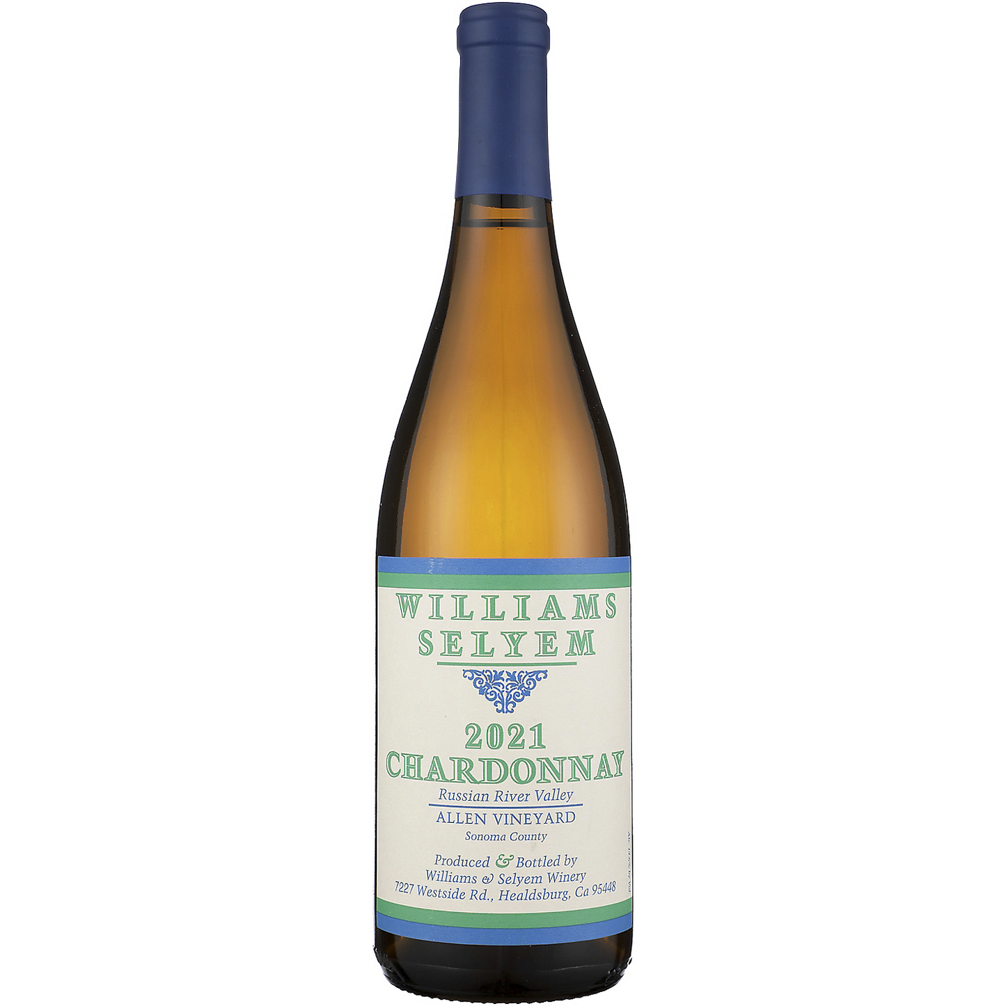 WILLIAMS SELYEM CHARDONNAY ALLEN VINEYARD RUSSIAN RIVER VALLEY 2021 750ML