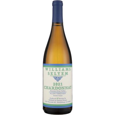 WILLIAMS SELYEM CHARDONNAY ALLEN VINEYARD RUSSIAN RIVER VALLEY 2021 750ML