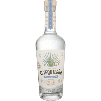 EL TEQUILENO TEQUILA PLATINO BLANCO 80 750ML