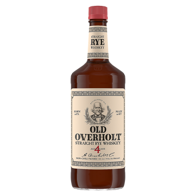 OLD OVERHOLT STRAIGHT RYE WHISKEY 4 YR 86 1L